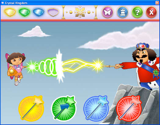 Dora saves the crystal kingdom game online